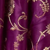 Radiant Purple Elegance Banarasi Saree